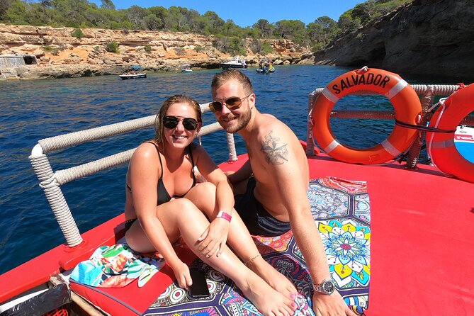 3 Hours All Inclusive Boat Trip Ibiza - West Coast Sailing Past San Antonio and the Sunset Strip