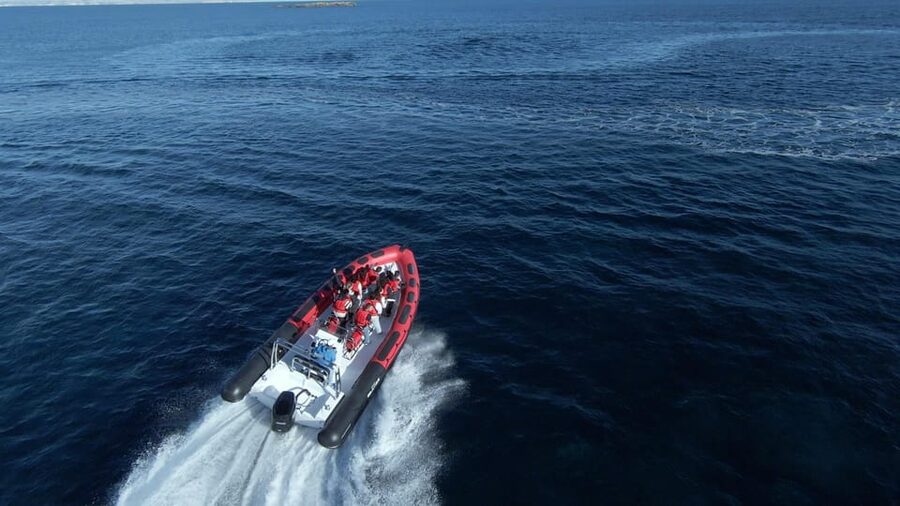 Alcudia: Sightseeing, Sea Caves & Snorkel Speedboat Tour - Coll Baix Stop: Swimming and Snorkeling Where the Coast Feels Close