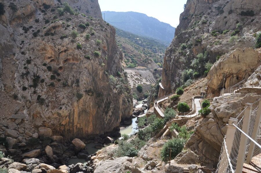 Ardales: Caminito del Rey & El Gaitanejo Guided Walking Tour - The north entrance to the gorge walk, what you will actually pass