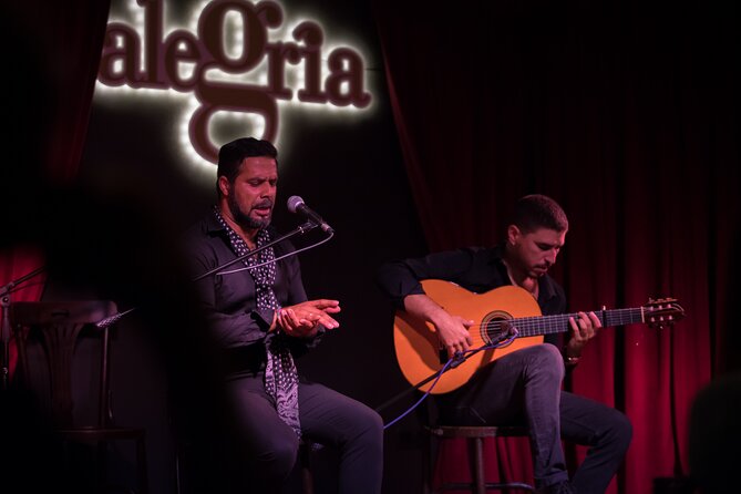 Authentic flamenco show. Alegria and gastronomy Malaga - Inside the 1-hour show: music, dance, and five artists