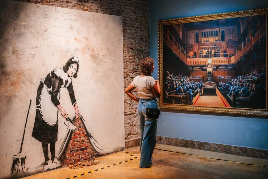 Barcelona: Banksy Museum, Permanent Exhibition Ticket - How the Labels and Media Shape Your Understanding