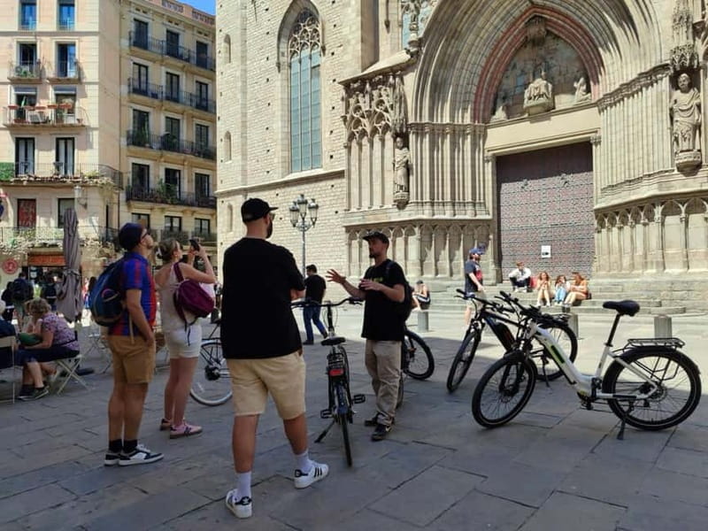 Barcelona: Bike or eBike Tour, Top Sights & Local Insights - Starting at Carrer de Cervantes, getting set up fast