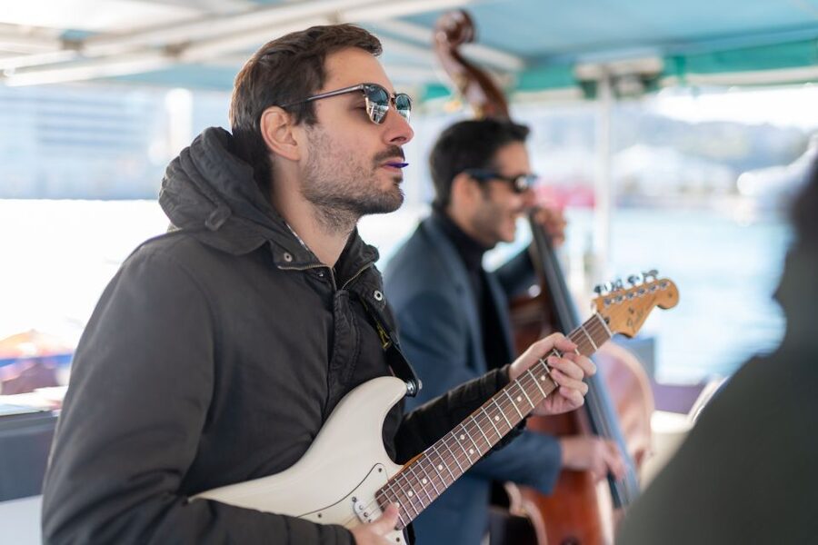 Barcelona: Catamaran Cruise with optional Live Jazz Music - Deck Comfort, Net Lounging, and the Onboard Bar You Actually Use