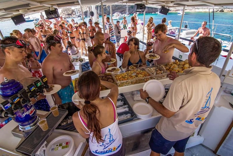 Barcelona: Catamaran Party Cruise with BBQ Meal - Practical tips that save time at Port Olímpic