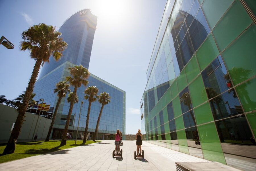 Barcelona: City Highlights Guided Segway Tour - Olympic Village gardens to Olympic Port terrace views