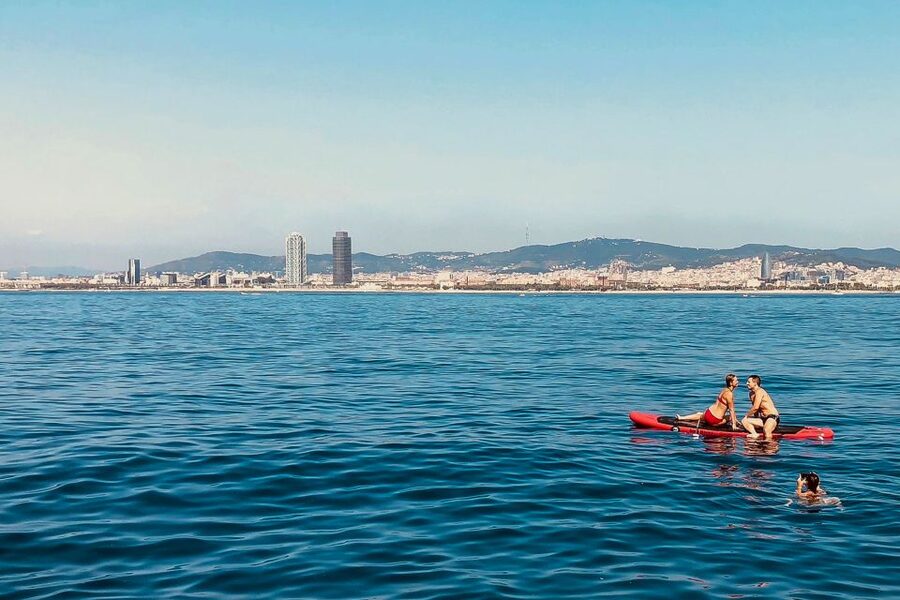 Barcelona: Coastline Boat Trip with Snacks and Cava - Swim Stop in the Mediterranean, When It’s Perfect and When It Isn’t