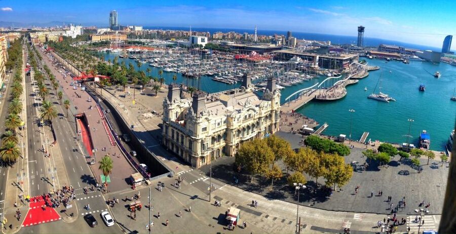 Barcelona: Columbus Monument - The panoramic payoff, what you can actually spot from 60 meters