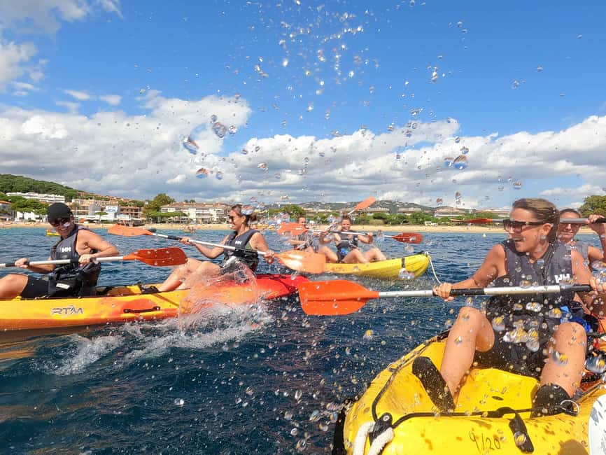 Barcelona: Costa Brava Kayaking & Snorkeling Tour with Lunch - Kayaking the Costa Brava coastline: secret coves and a real workout