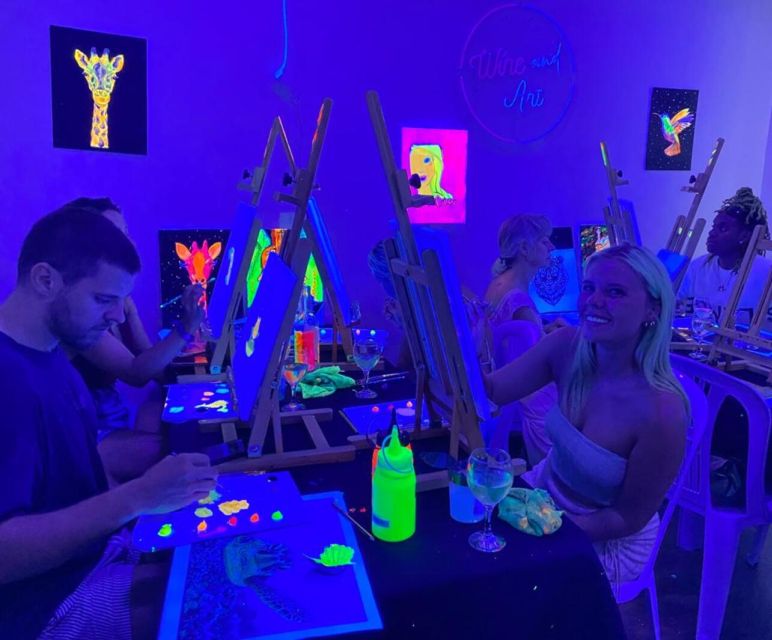 Barcelona: Fluorescent Paint and Wine Workshop - Who This Workshop Is Best For in Barcelona