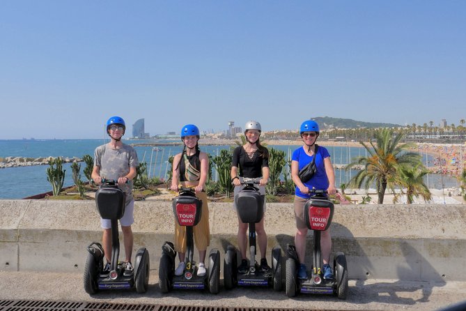 Barcelona Guided Tour on Segway - David and Goliath sculpture, plus the defense walls