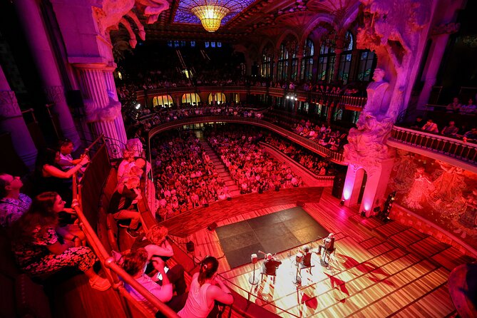 Barcelona Guitar Trio & Dance at the Palau de la Musica - Getting your tickets and exchanging the mobile voucher