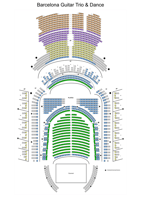 Barcelona: Guitar Trio & Dance @ Palau de la Música - Doors open 30 minutes early, and the Palau visit is worth that time