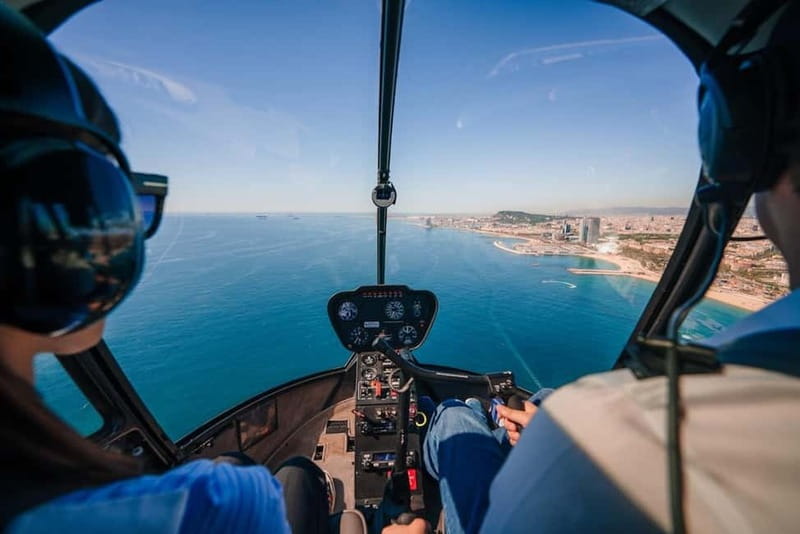 Barcelona: Helicopter Flight & Heliport Boat Transfer - The Helicopter Route Over Barcelona: Old Town to Passeig de Gràcia
