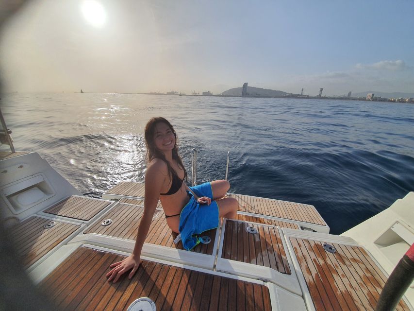 Barcelona: Luxury Private Yacht Daytime Cruise - Weather, blankets, and the real chance of a swim stop