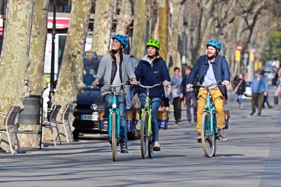 Barcelona: Montjuic Hill E-Bike Tour - Pedró Square, El Raval, and the Gothic Quarter/Born Quarter mix