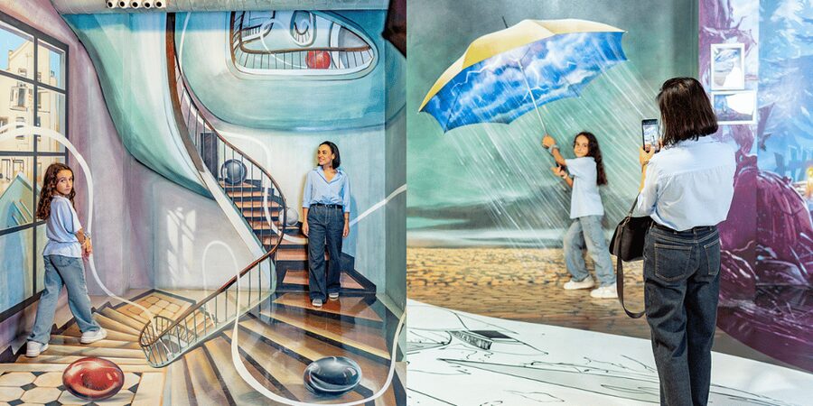 Barcelona: Museum of Illusions– Interactive & Fun Experience - Your walkthrough: 3D paintings you can step into