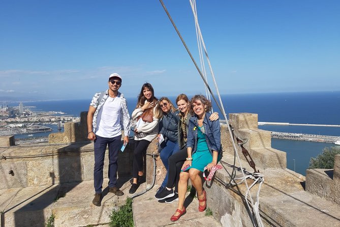 Barcelona: Old Town, Montjuic Castle, Cable Car Small Group Tour - Palau Moja and the Ramblas setup