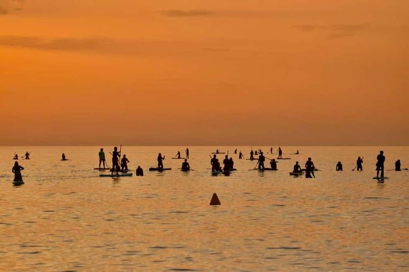 Barcelona: Paddleboarding at Sunrise. Includes: instructor, photos, equipment - Gear and Lesson Setup: What You Get and How They Teach Fast
