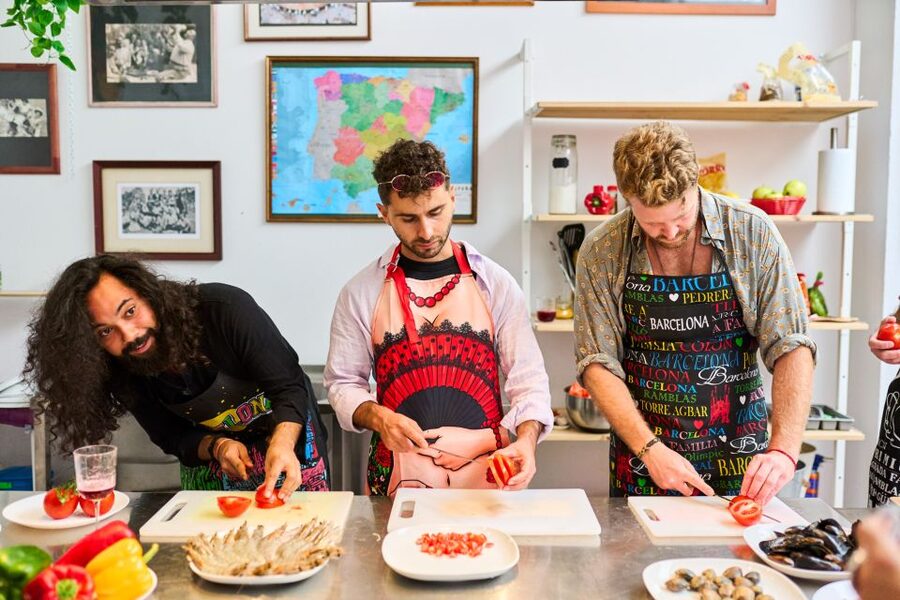 Barcelona: Paella Cooking Class with Market Visit and More - Paella masterclass: sofrito, rice, and getting the socarrat right