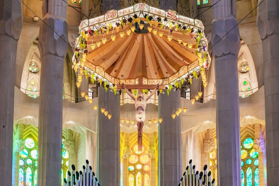 Barcelona: Sagrada Familia Skip-the-Line Entry Ticket & Tour - Outside the Basilica: Nativity Façade and Gaudí’s Big Ideas