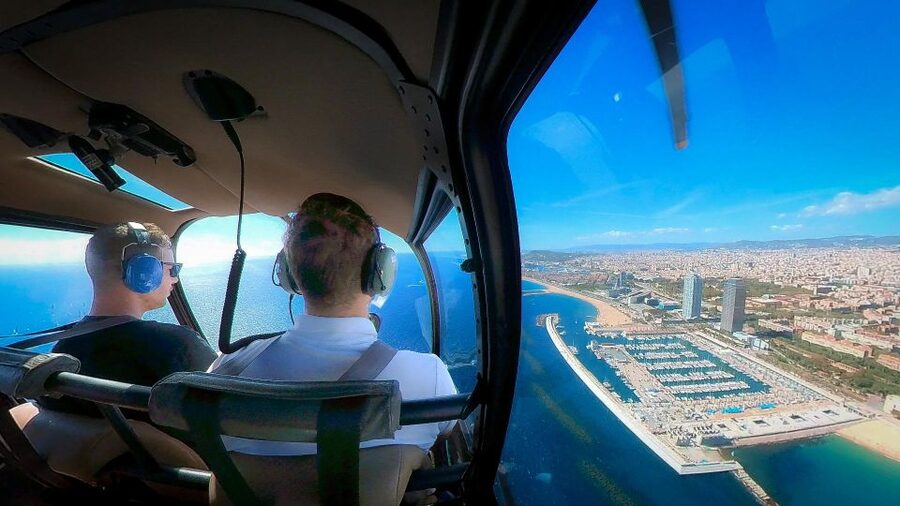 Barcelona: Scenic Helicopter Flight - What you actually see over the water and landmarks