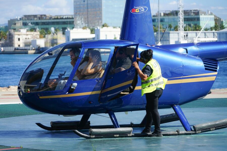Barcelona: Scenic Helicopter Flight - The guide factor: how the live commentary helps on such a short flight