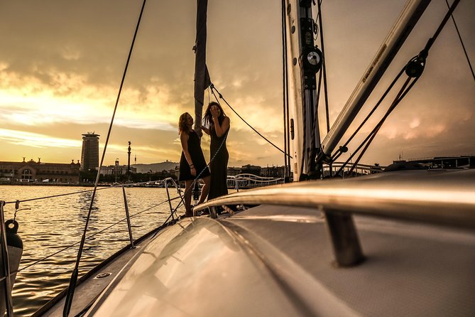 Barcelona Unique Sunset Sailing Experience with Tapas & Open Bar - Crew and captains: professional running, friendly energy