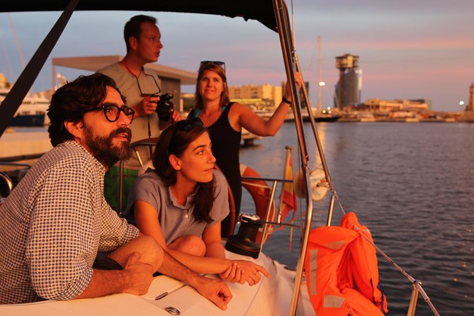Barcelona Unique Sunset Sailing Experience with Tapas & Open Bar - Seasickness, tight seating, and weather reality checks