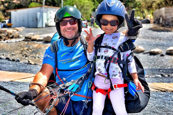 BRONZE tandem paragliding flight in South Tenerife, free pick up - Timing and how long you are actually in the air
