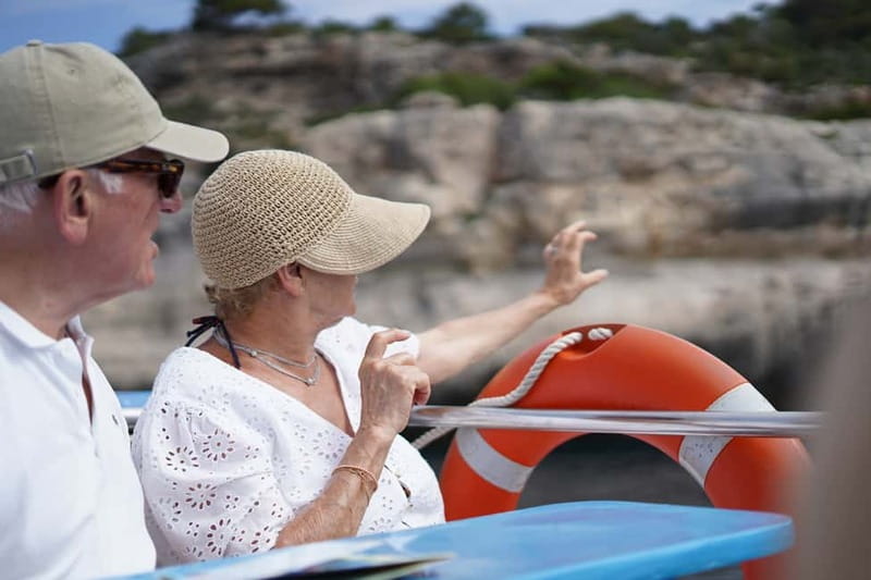 Cala'n Bosc: 3.5-Hour South Coast Sightseeing Boat Trip - Reflex System and Snorkeling: See Fish Without a Full-Day Mission