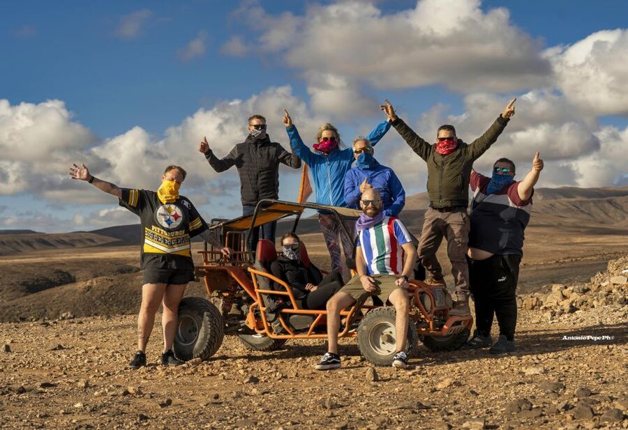 Caleta De Fuste: Guided Buggy Explorer Tour - Getting set up in Caleta de Fuste: pickup, briefing, then off