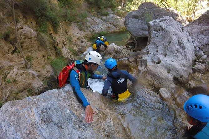 Canyoning Rio Verde from Nerja - Descending Río Verde: pools, slides, jumps (optional), and rappels