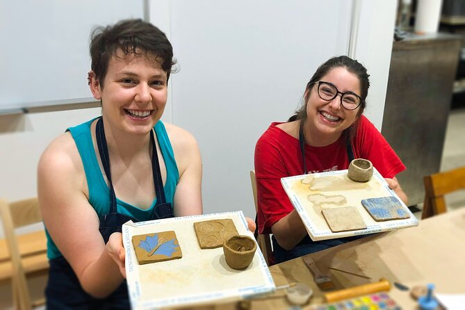 Ceramic Tiles Small Group Workshop in Barcelona - After you finish: drying, kiln firing, and your take-home options