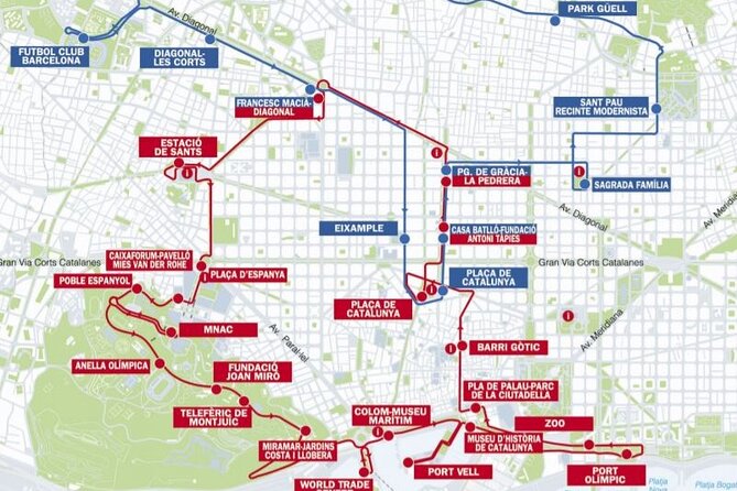 City Sightseeing Barcelona Hop-On Hop-Off Bus Tour: 24 or 48-Hour - Stop Planning: How to Hop Without Getting Stuck in Traffic