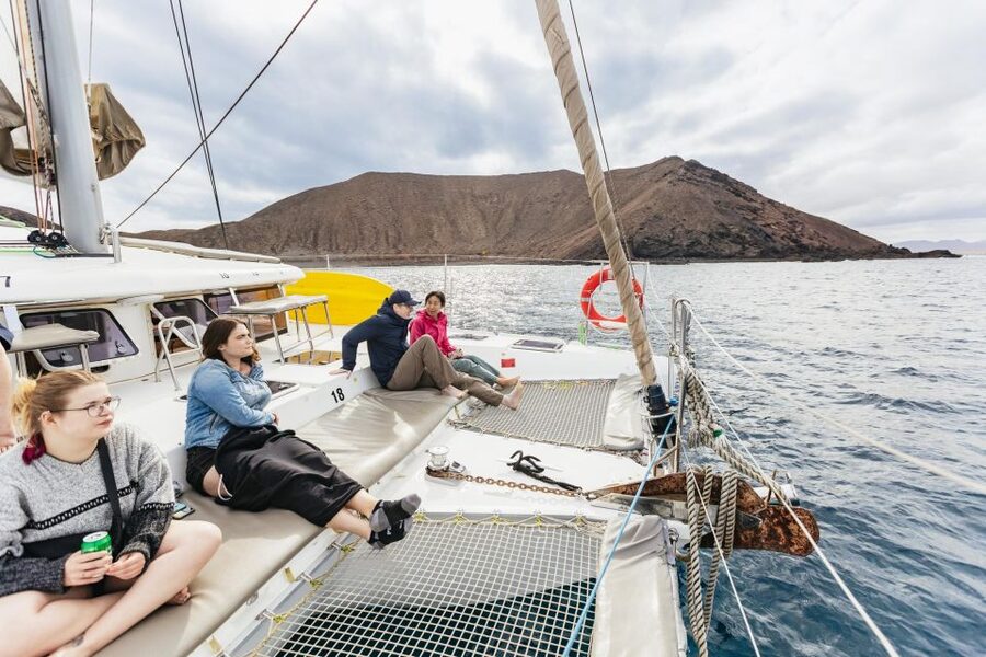 Corralejo: Lobos Island Catamaran Tour with Drinks & Snorkel - Underwater photos: a small included perk that saves time and effort