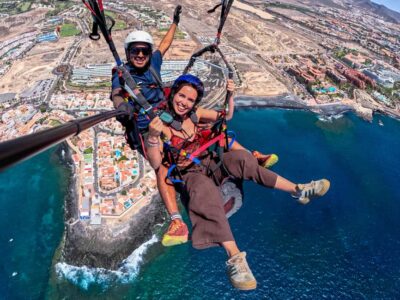 Costa Adeje: Tandem Paragliding Flight with Free Pickup