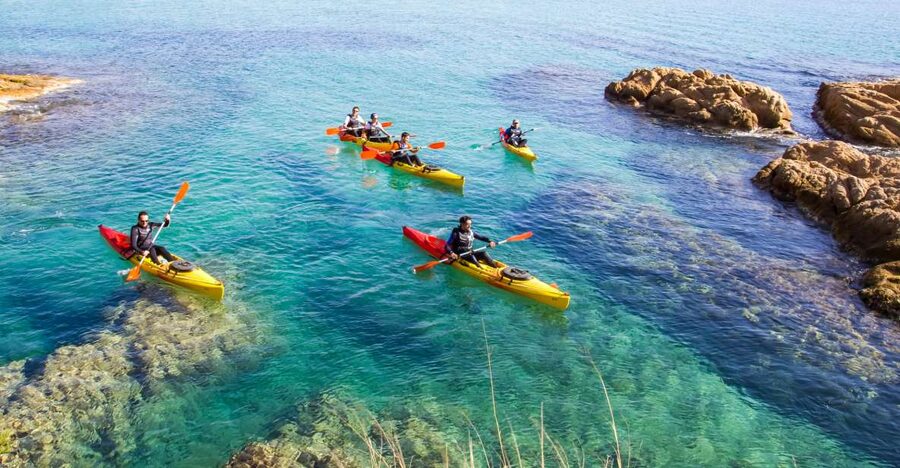 Costa Brava: Sea Caves Kayaking and Snorkeling Tour - Entering SAgaró Bay: the setting that makes this tour feel simple
