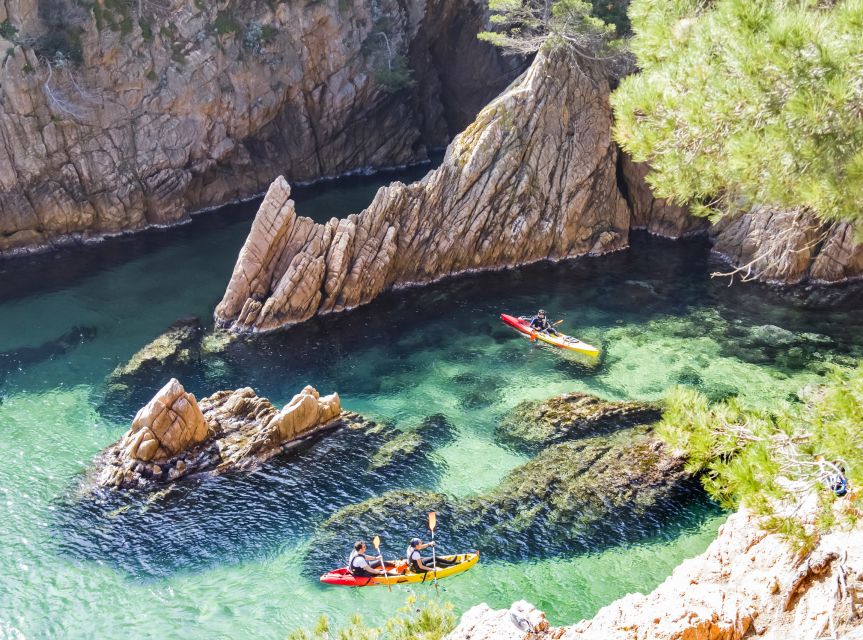 Costa Brava: Sea Caves Kayaking and Snorkeling Tour - Meeting at Escola de Vela I Kayak Sant Pol, then gear up fast