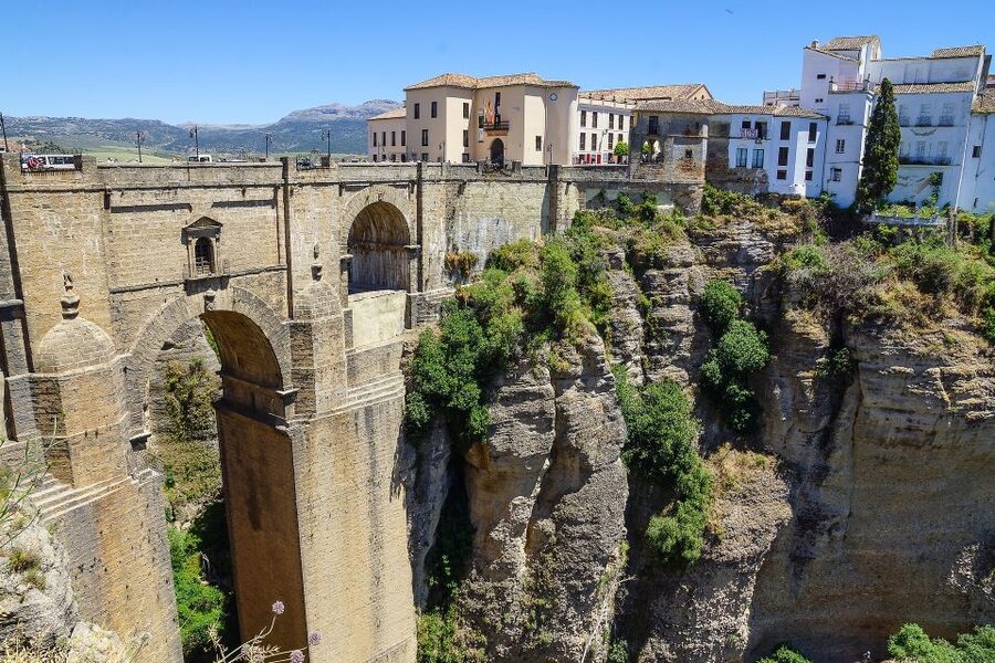 Costa del Sol: Day Trip to Ronda and Setenil - Setenil de las Bodegas: walking under the overhangs