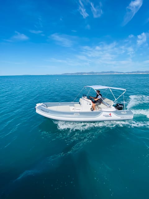 El Arenal: Private Mallorca Boat Rental (No License Needed) - Cala Blava: the Marine Reserve style swim stop