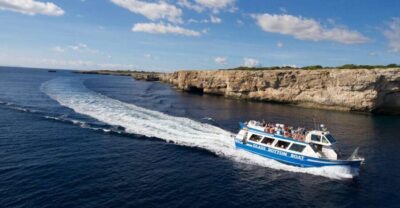 From Cala Galdana: 2-Hour Glass-Bottom Boat Trip