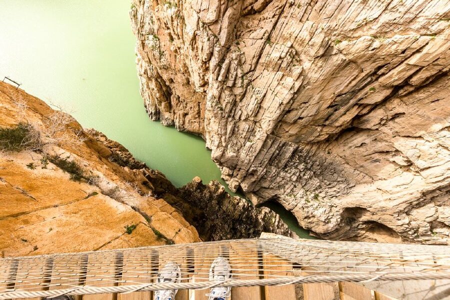 From Costa del Sol & Malaga: Caminito del Rey Guided Tour - The Walk: 100 Meters Above the Guadalhorce River in Desfiladero de los Gaitanes