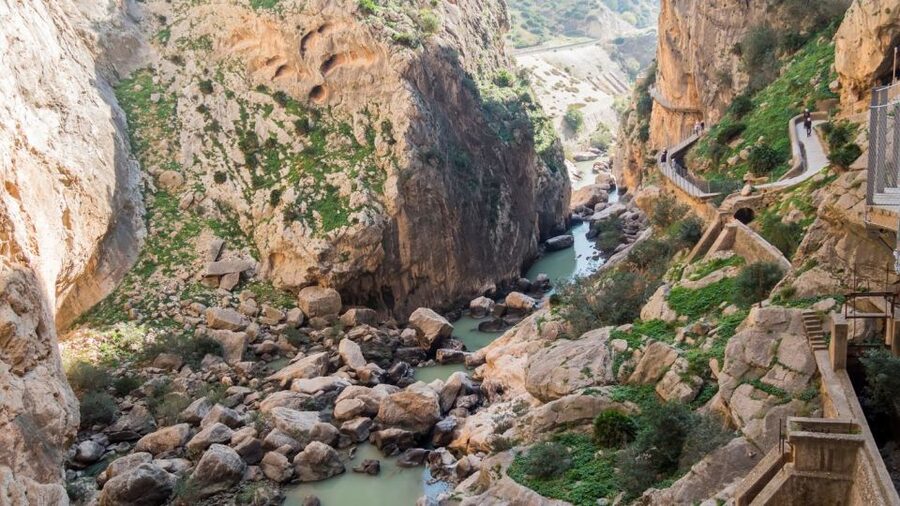 From Fuengirola: Caminito del Rey Guided Day Trip - The suspension bridge crossing at 105 metres