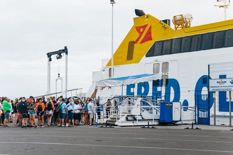 From Fuerteventura: Lanzarote Tour (with lunch included) - Corralejo to Playa Blanca ferry, then straight into volcano country
