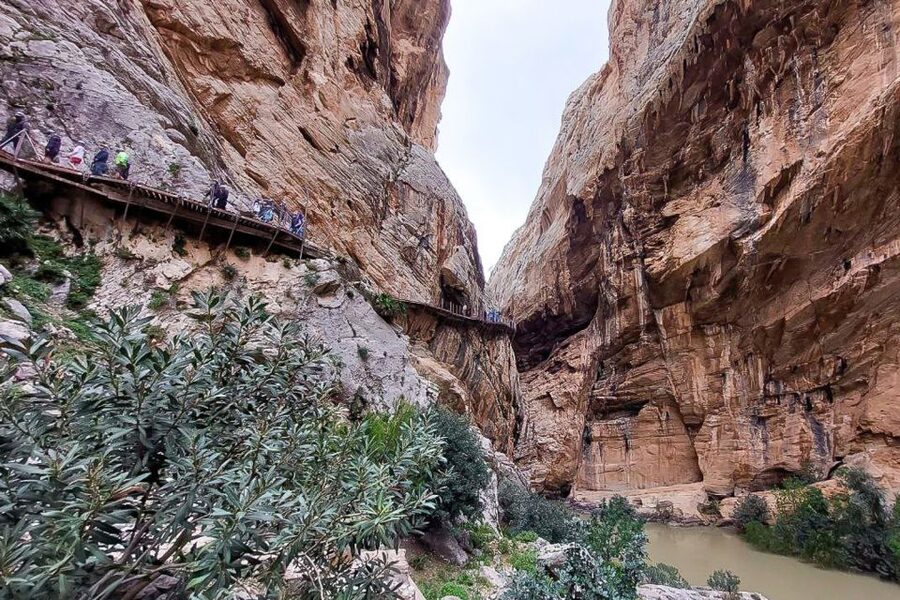 From Málaga: Caminito del Rey Guided Day Trip - Tunnel start to the first viewpoints: your timeline from arrival to the main hike