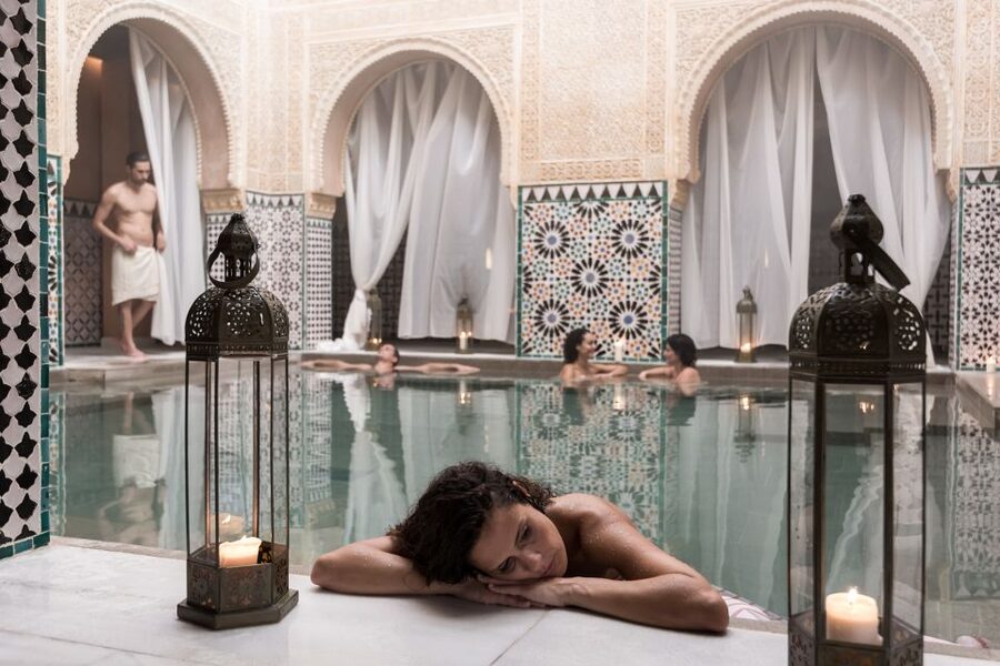 From Malaga: Hammam Bath, Kessa and Relaxing Massage Tour - 90 Minutes Inside Hammam Al Ándalus Málaga