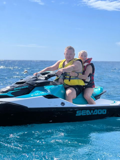 From Morro Jable: Jet Ski Adventure Tour (without license) - Getting on the water: boat transfer and what it signals