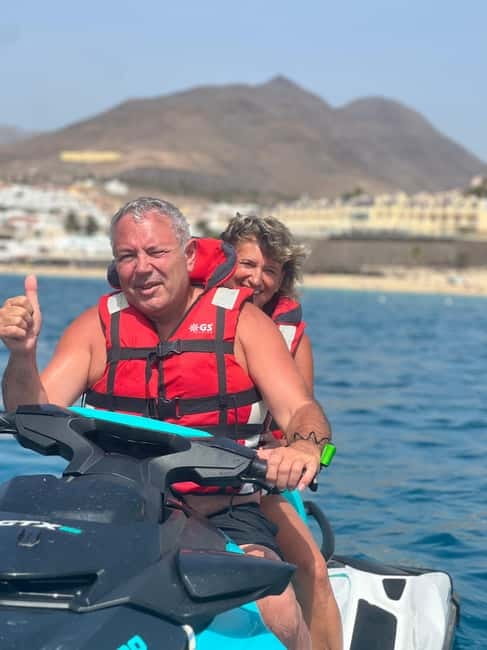 From Morro Jable: Jet Ski Adventure Tour (without license) - The 30-minute jet ski run: instruction, controls, and speed