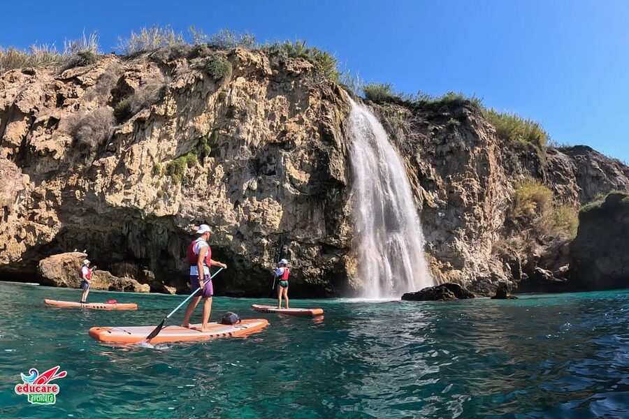From Nerja: Guided Paddle Surf Cliffs and Maro Waterfall - Snorkel Stops: Corals, Fish, and Why Your Gear Matters