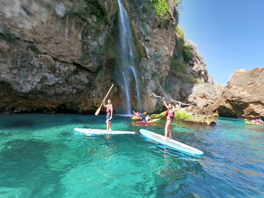 From Nerja: Guided Paddle Surf Cliffs and Maro Waterfall - Maro Waterfall and the Acantilado Caves: The Most Memorable Stretch